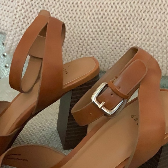 NWOT Target A New Day Heeled Strappy Sandal in Brown 9M - Picture 5 of 5